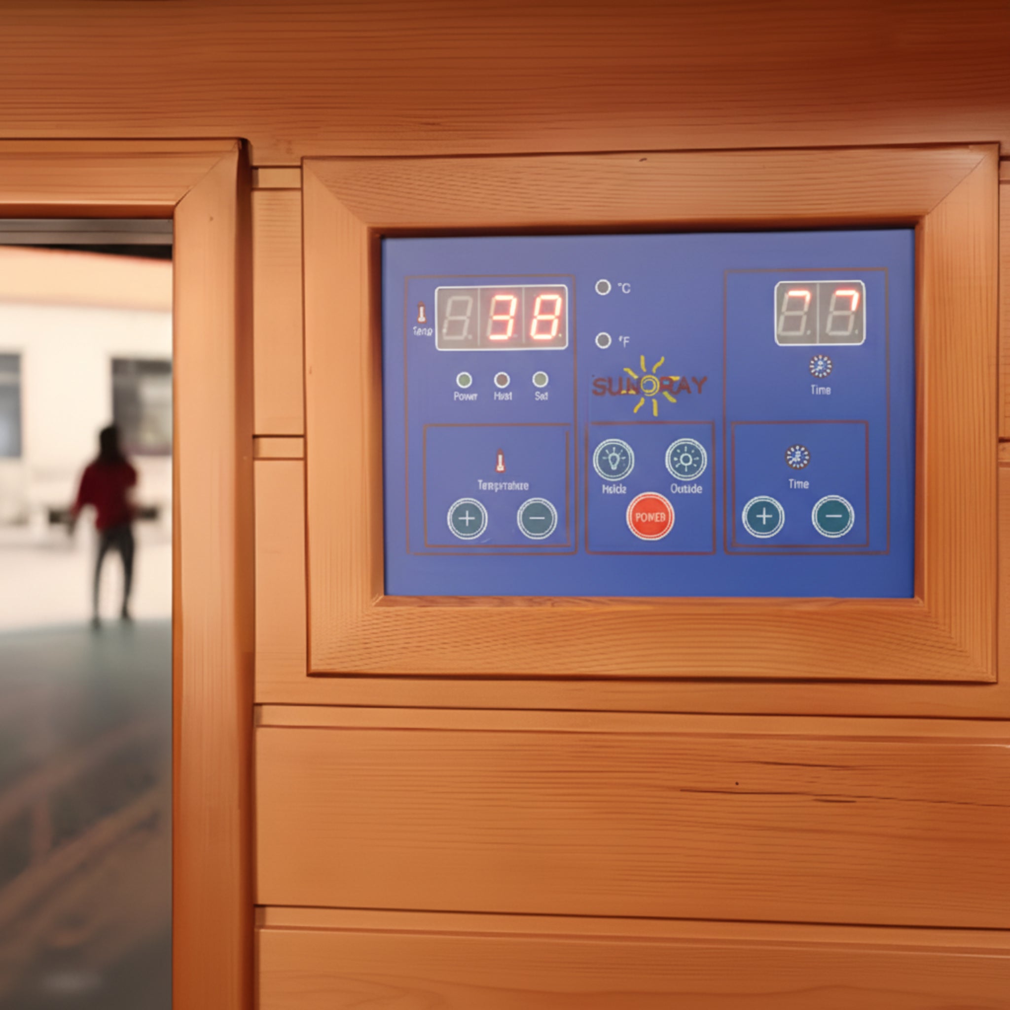 4-Person Cedar Corner Infrared Sauna